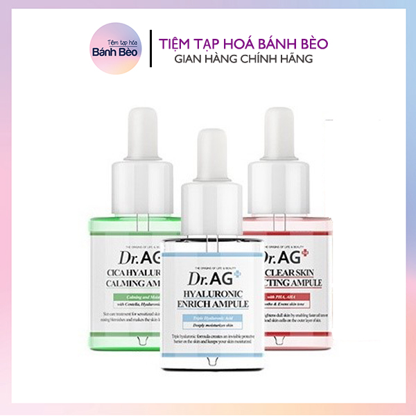 Bộ Ba Tinh Chất Dưỡng Da Lành Tính Dr.AG+