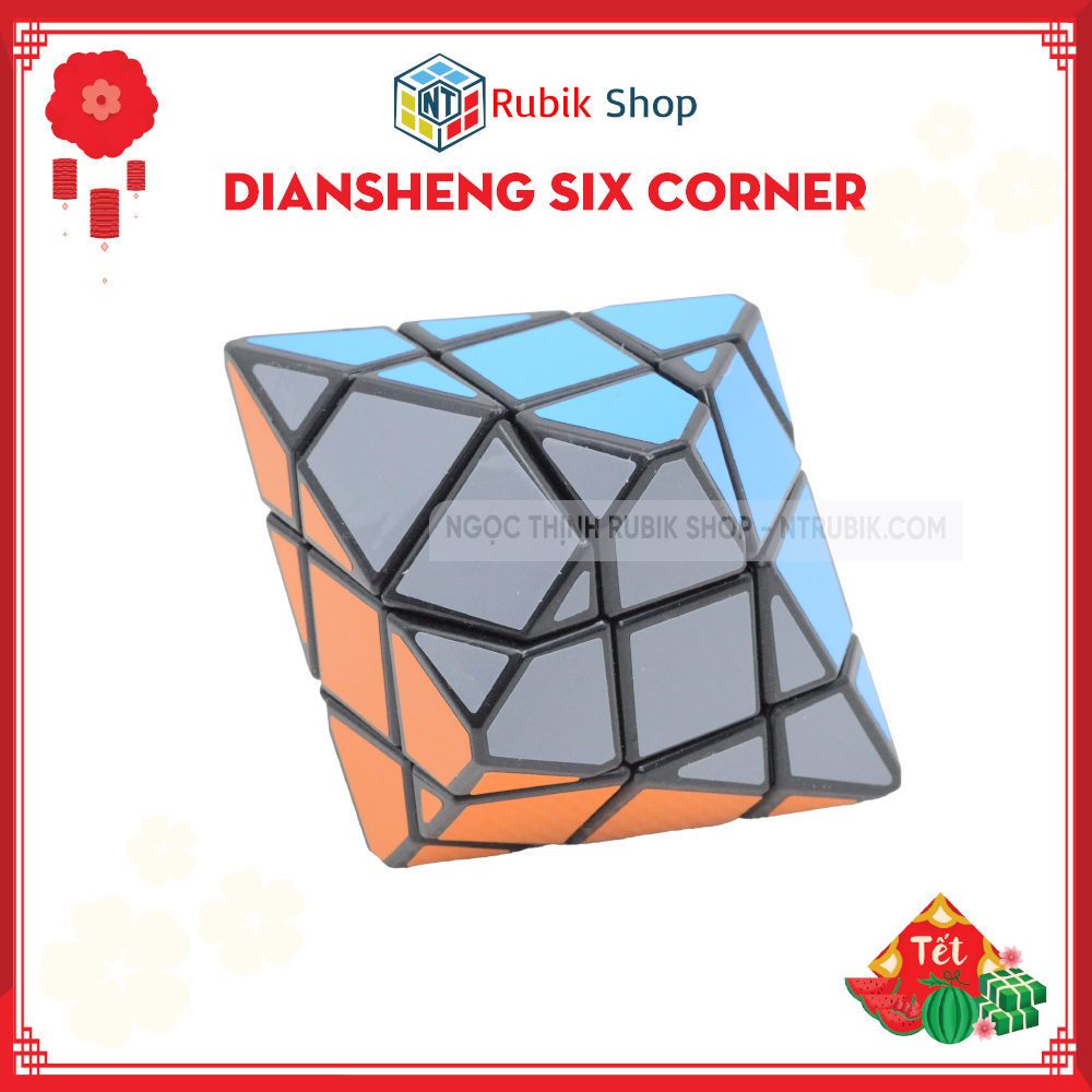 [Hoàn tiền 10%][Rubik Biến Thể] Rubik Diansheng Six Corner Cube đồ chơi thông minh