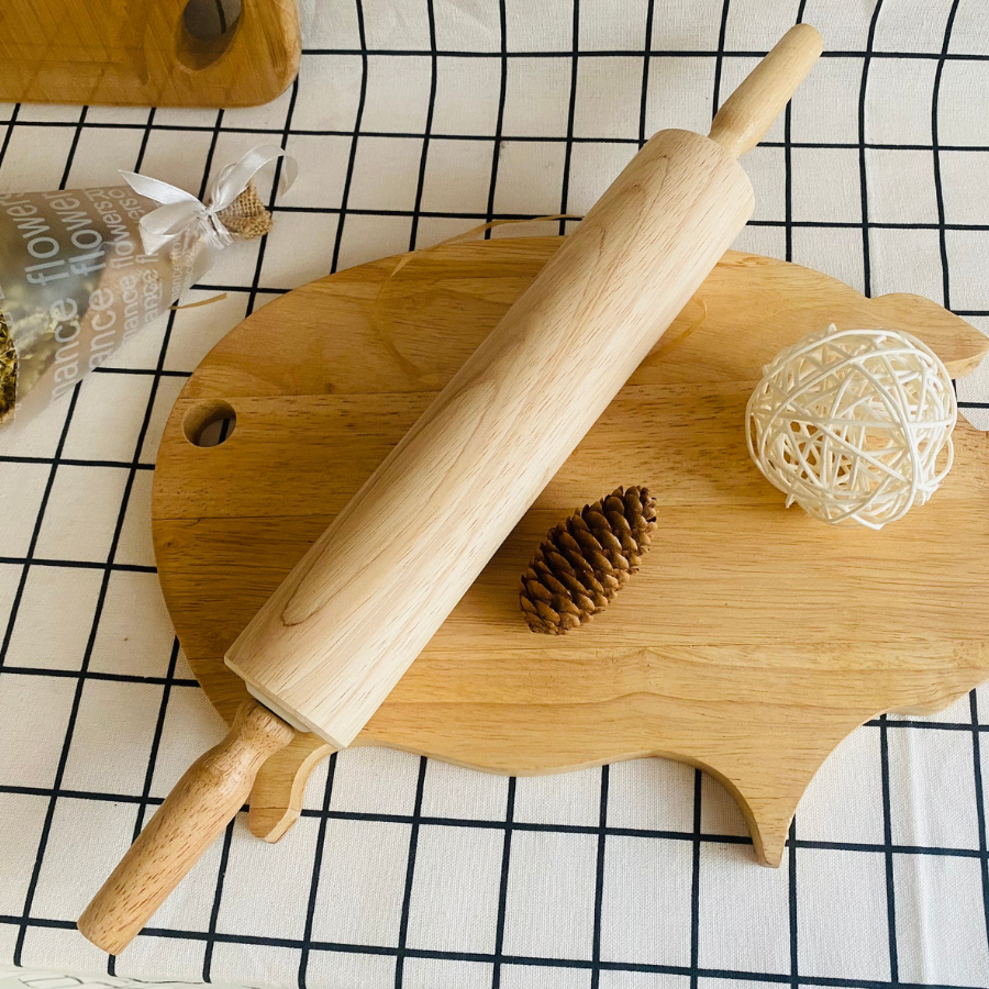 Cây lăn bột gỗ có trục xoay MYCOOK