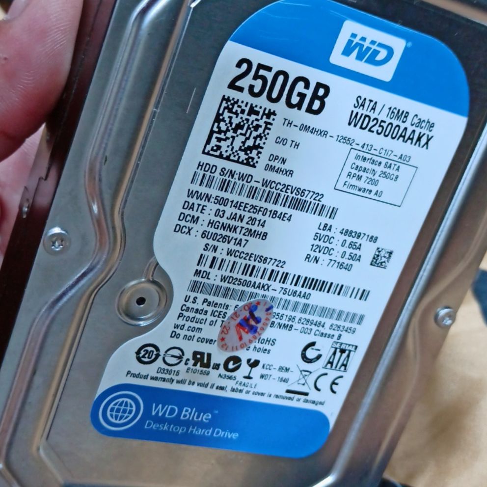 Ổ cứng HDD Seagate WD 250 GB tháo máy