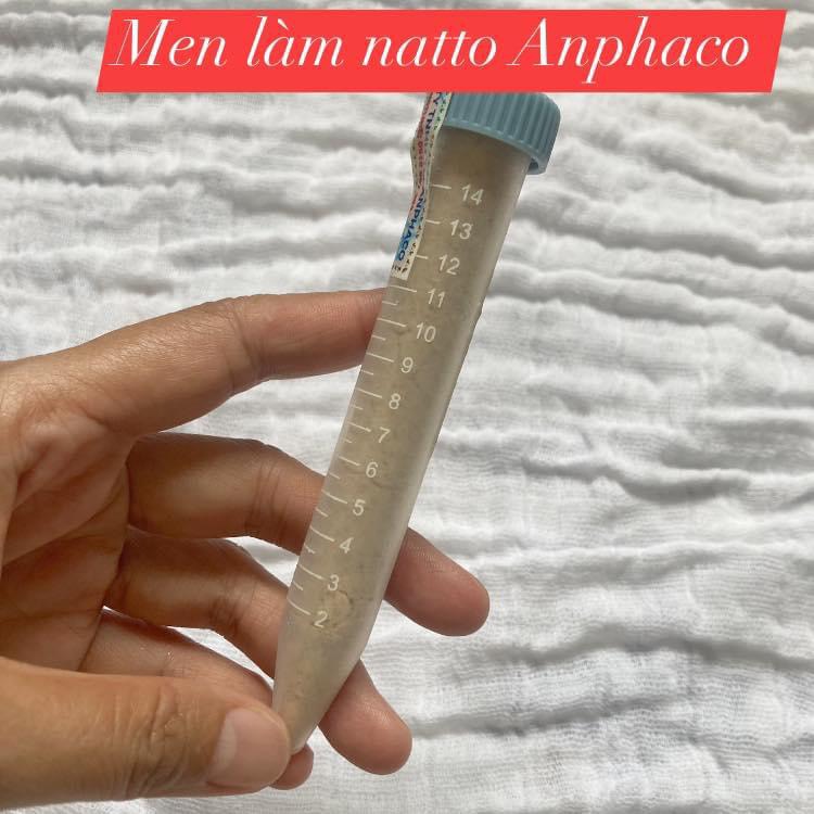 Men làm Natto đậu tương lên men Anphaco, men cái làm natto hạt, lọ 9gr