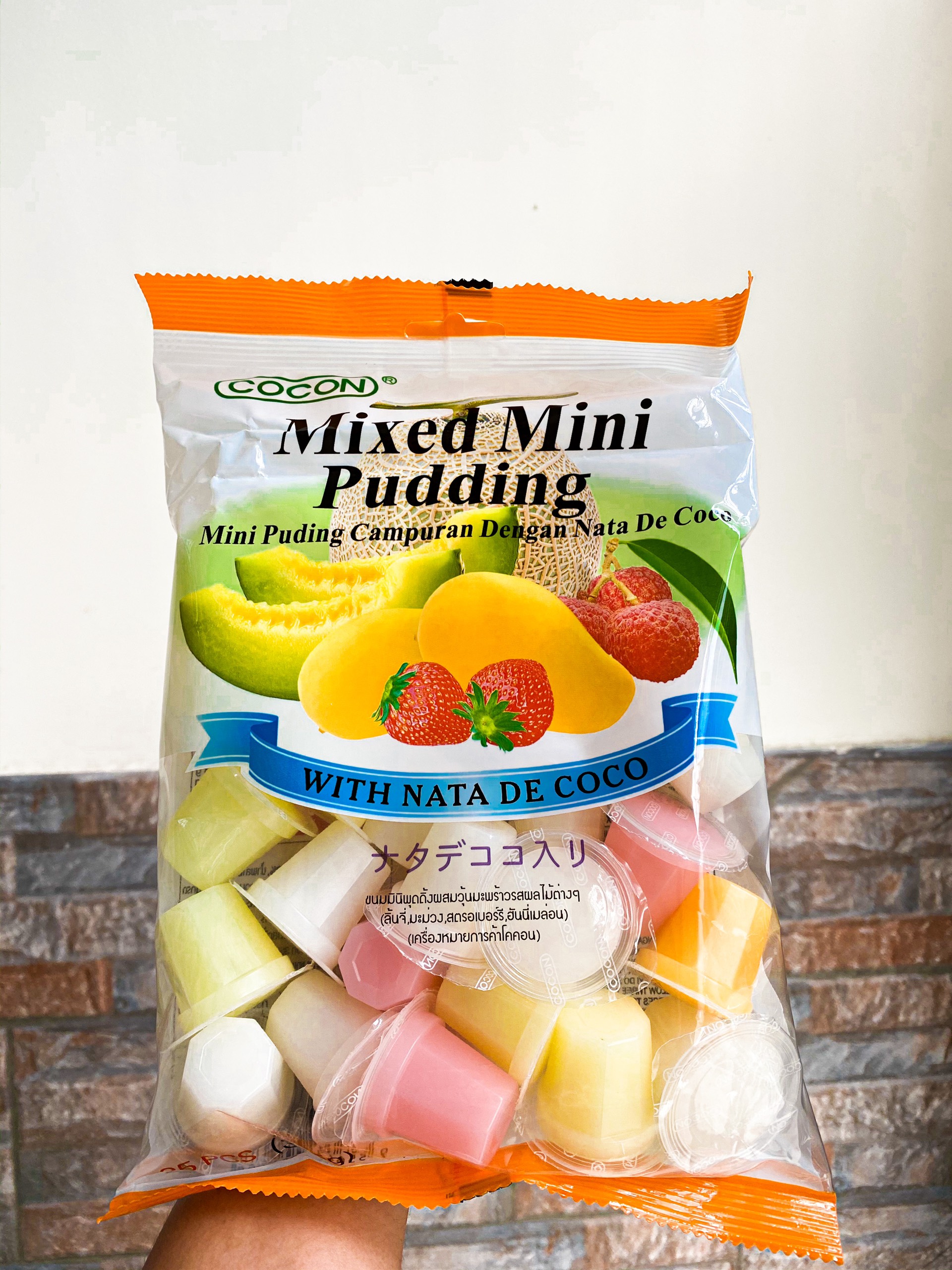 Combo 12 Gói Thạch Rau Câu Trái Cây Cocon (375g x 12 gói)