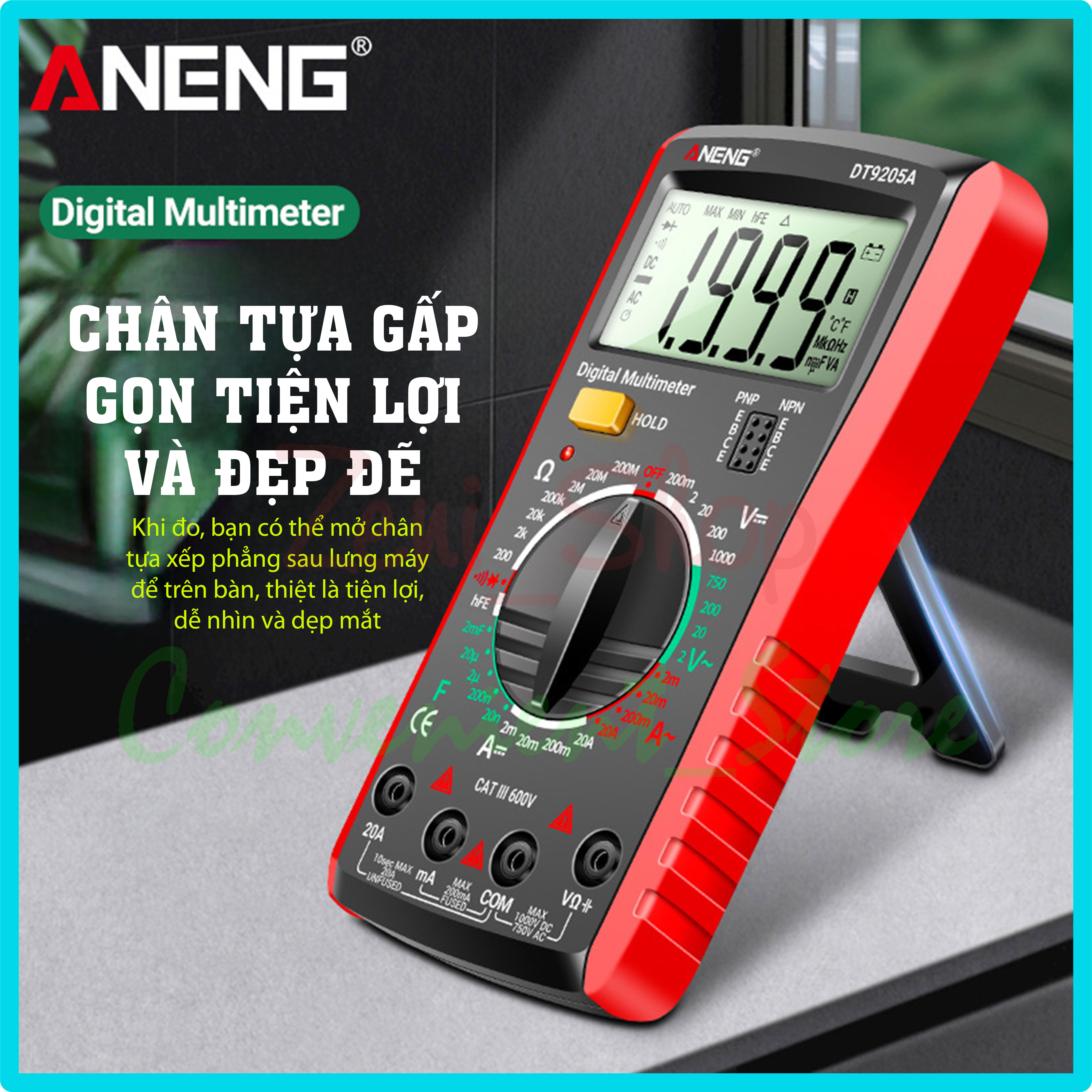 Đồng hồ vạn năng ANENG DT-9205A kỹ thuật số