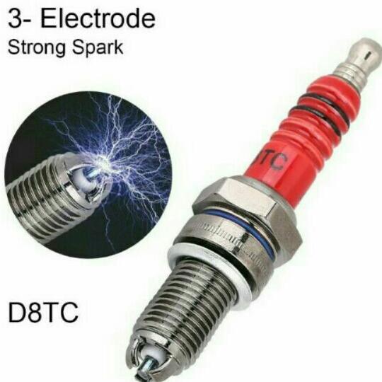 BUGI BẠCH KIM 3 CHẤU ĐÁNH LỬA CỰC MẠNH XE MÁY Ô TÔ