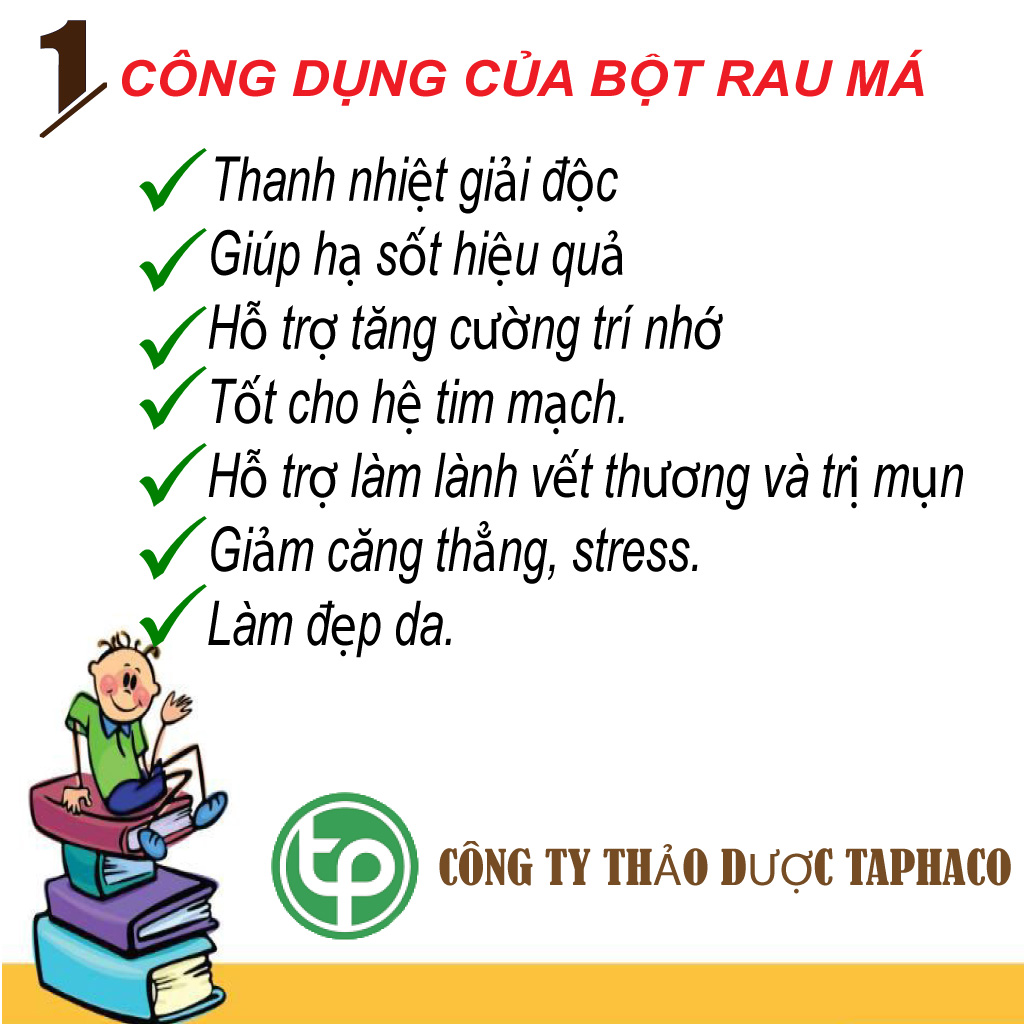 Bột Rau Má 100g Cao Cấp - Thảo Dược Tấn Phát