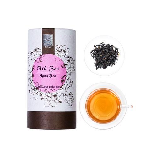 Lotus Tea Premium Paper Can 100Gr - Phuc Long Coffee & Tea