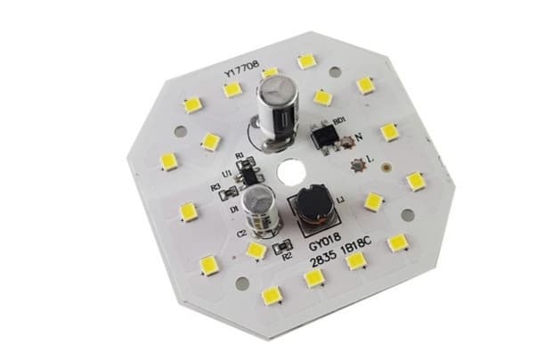 5 mạch led (dob) liền driver 220v 20W