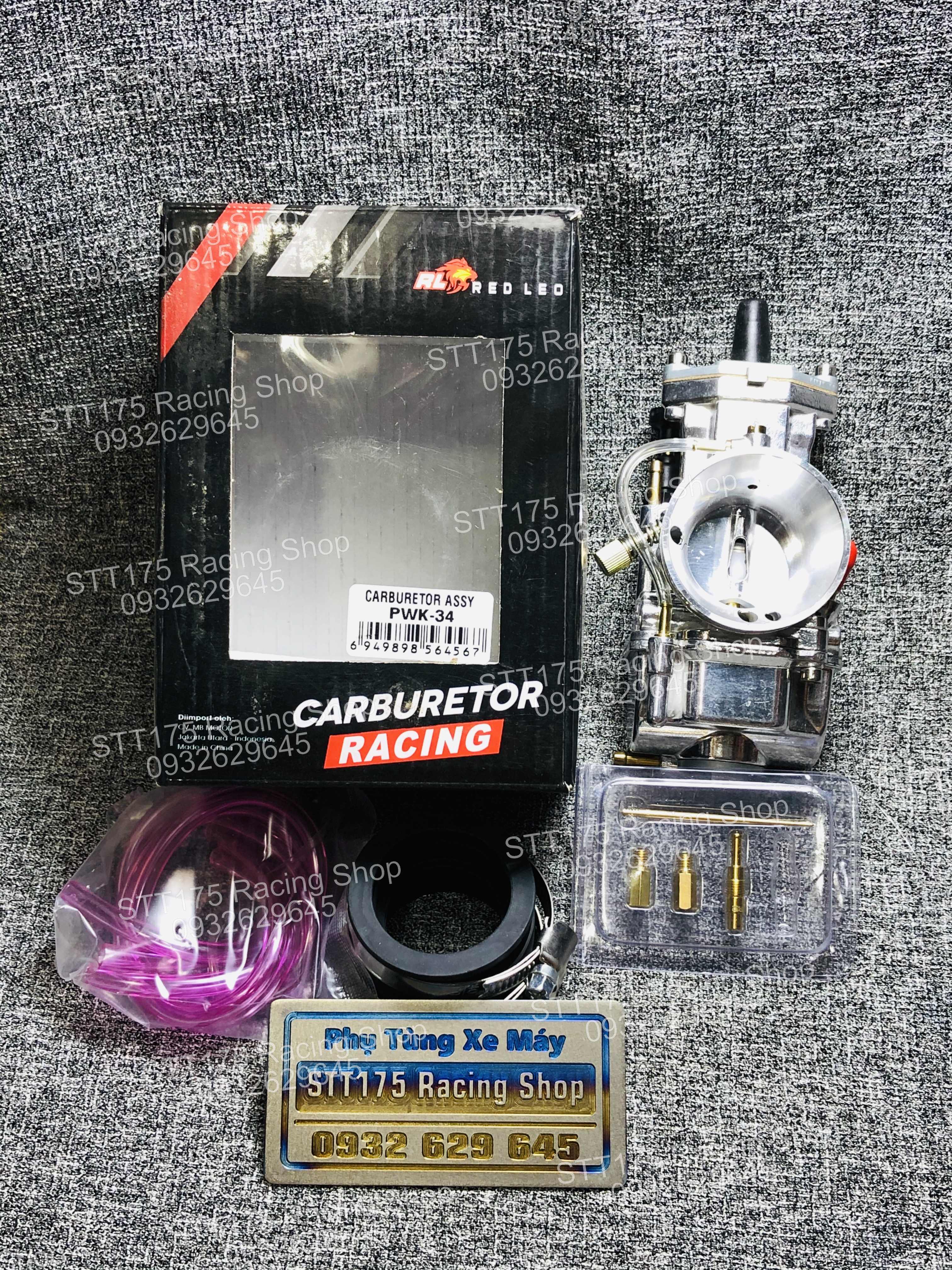Bình xăng con Redleo Ga dẹp họng 34mm