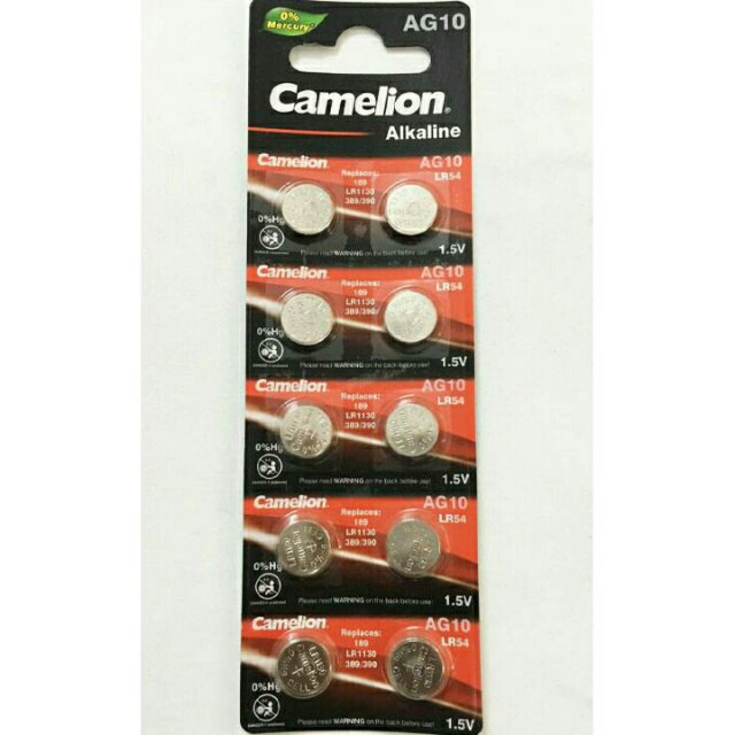 PIN AG10 CAMELION ALKALINE 1.5V - MixASale