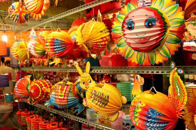 [HCM]100 lồng đèn Trung Thu hình thú size trung màu sắc tươi sáng đẹp lung linh