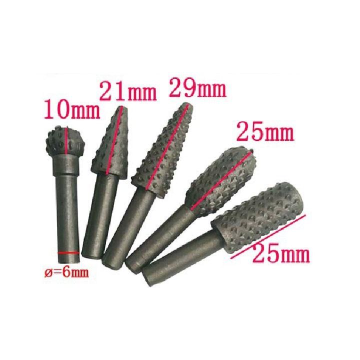 5-piece set. Drill bit for drilling awl and hollowing out of convenient wood product. Th321