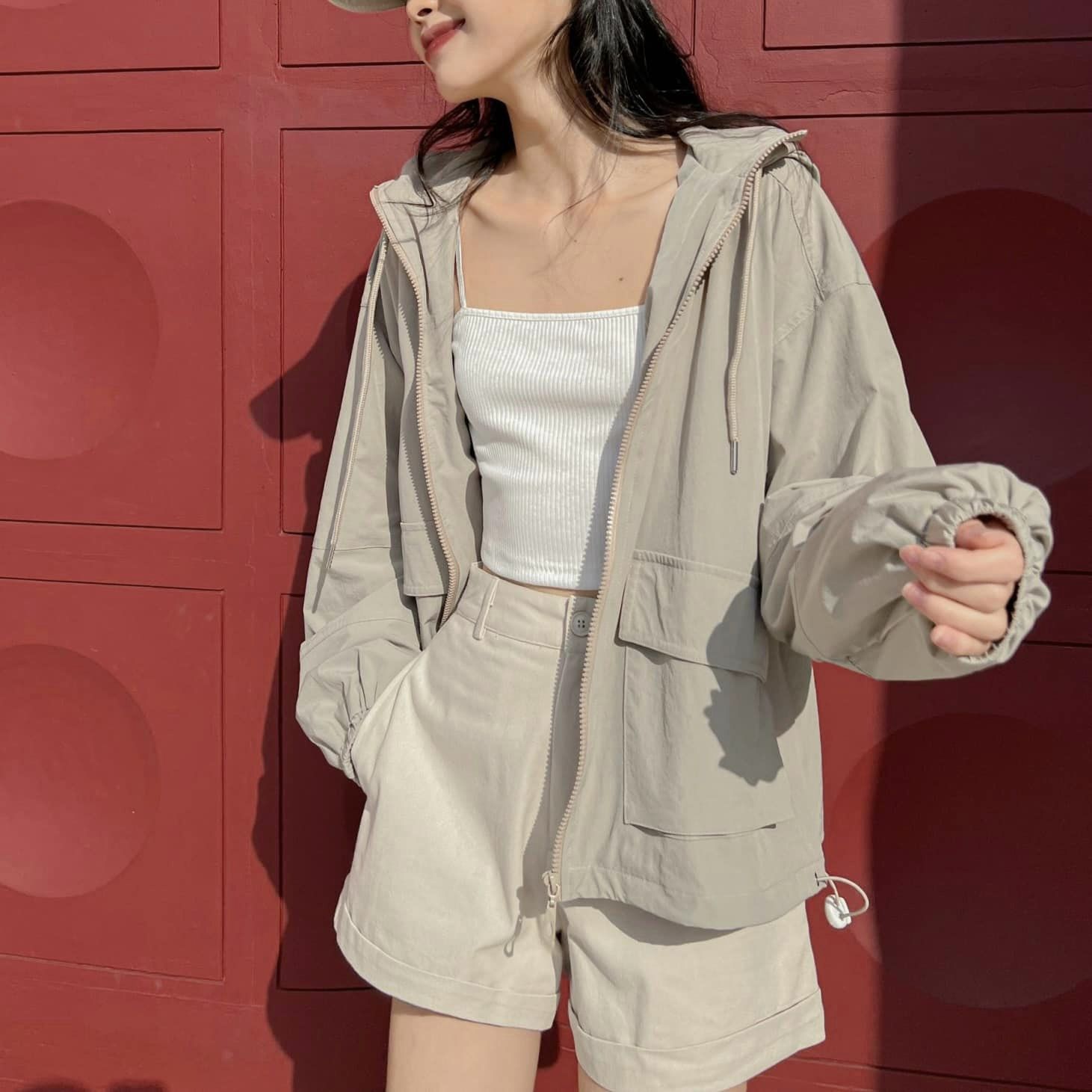 KAKI SHORT - Quần short kaki có túi
