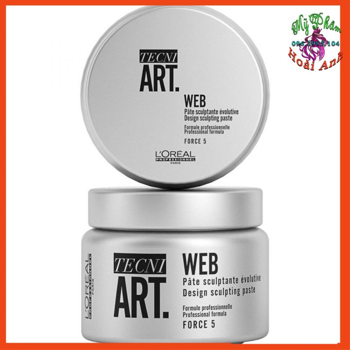 [L'oreal chính hãng] Sáp vỗ Loreal Tecni Art. Web Design Sculpting Paste Force tạo kiểu tóc 150ml - hủ