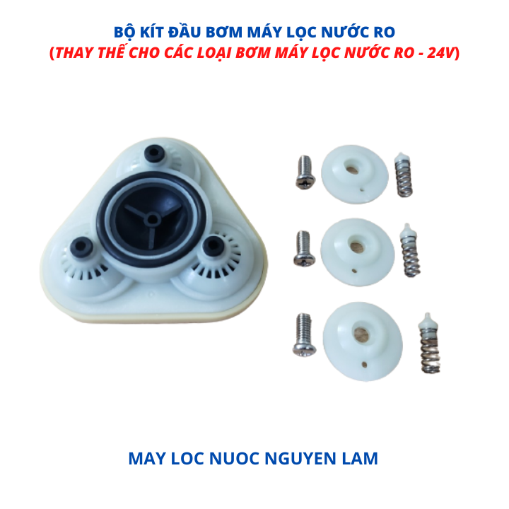 Bộ Kít Đầu Bơm Máy Lọc Nước - (Thay Thế Da Bơm Máy Lọc Nước RO)