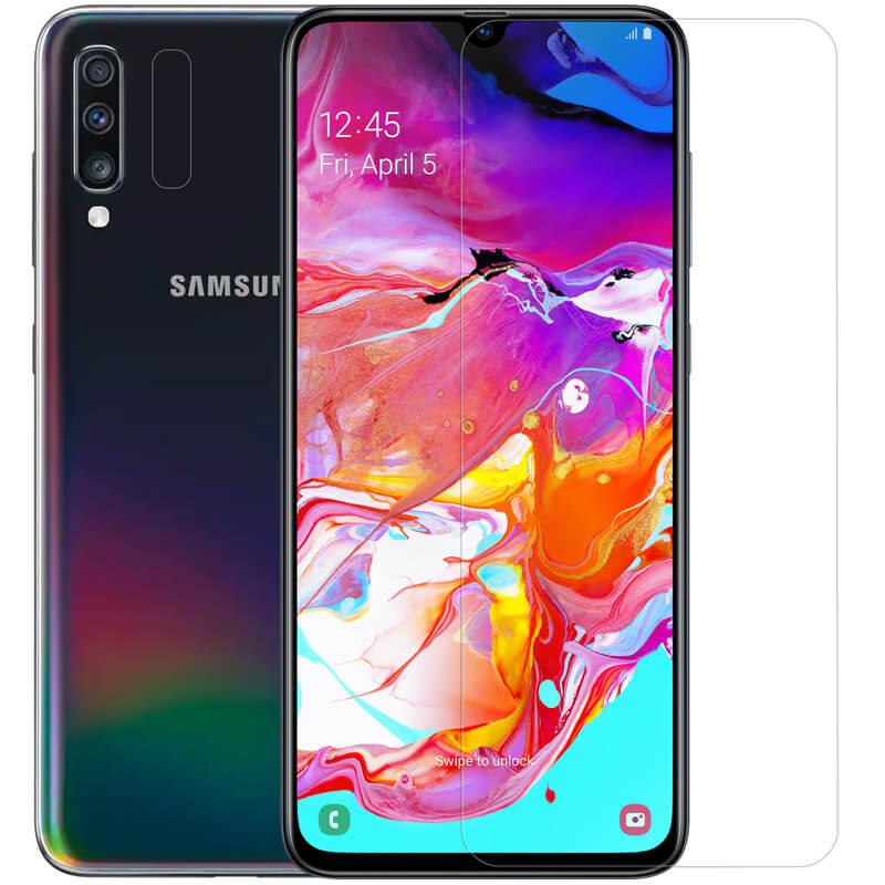 Kính cường lực trong suốt Samsung Galaxy A70 / A70s (Kèm miếng lau)