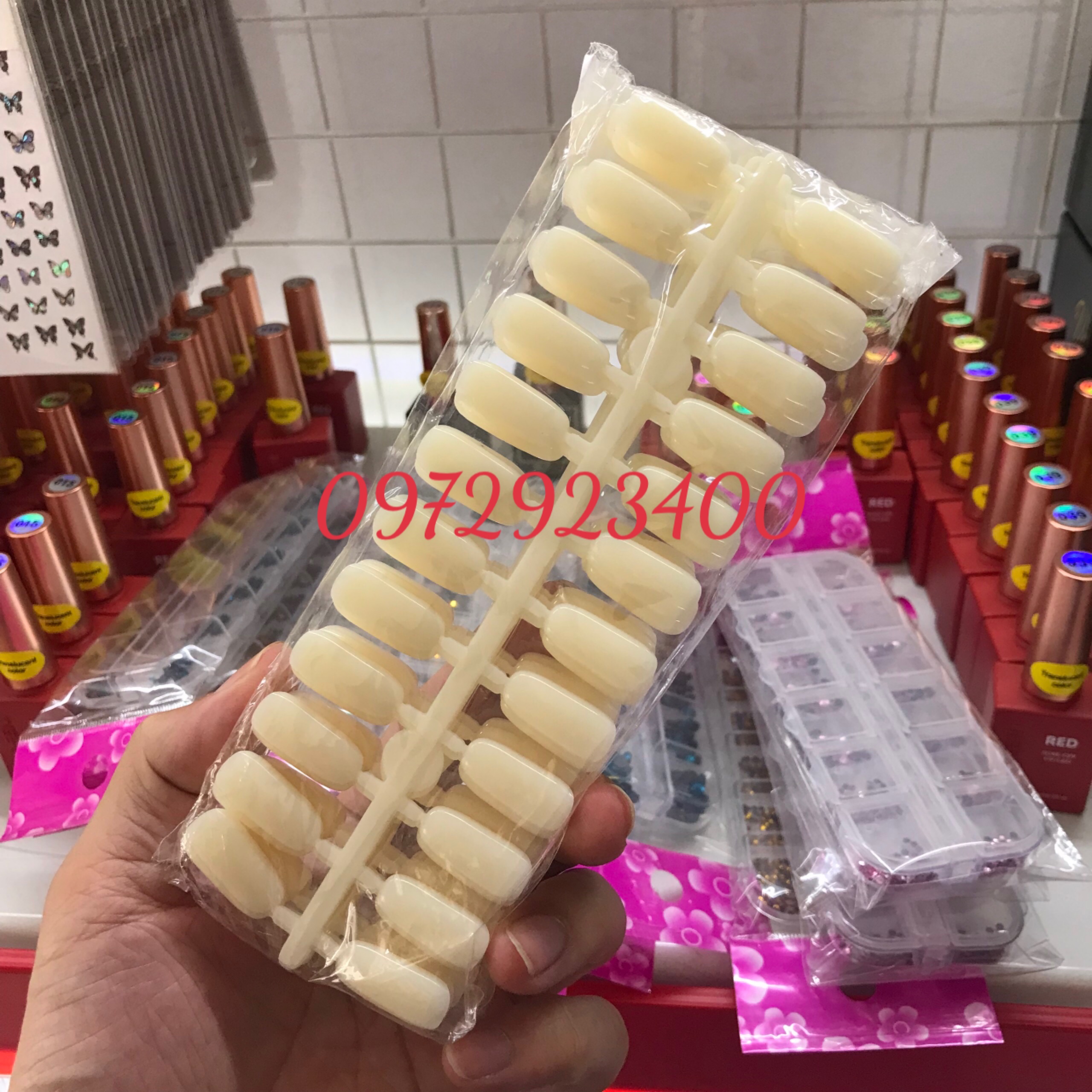 Sổ mẫu trưng móng ,làm bảng màum- mini nails