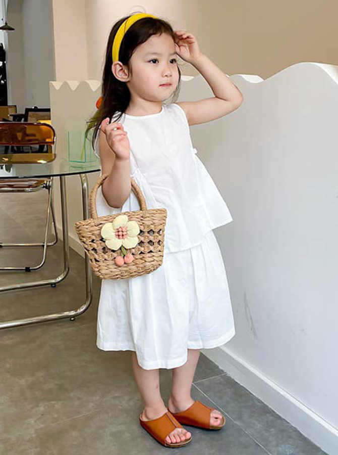Rập Giấy G0005 - Set áo bèo eo mix quần váy