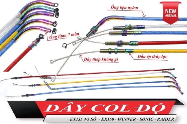 Dây côn độ Kitaco col xe Raider winner sonic exciter _LZD-01