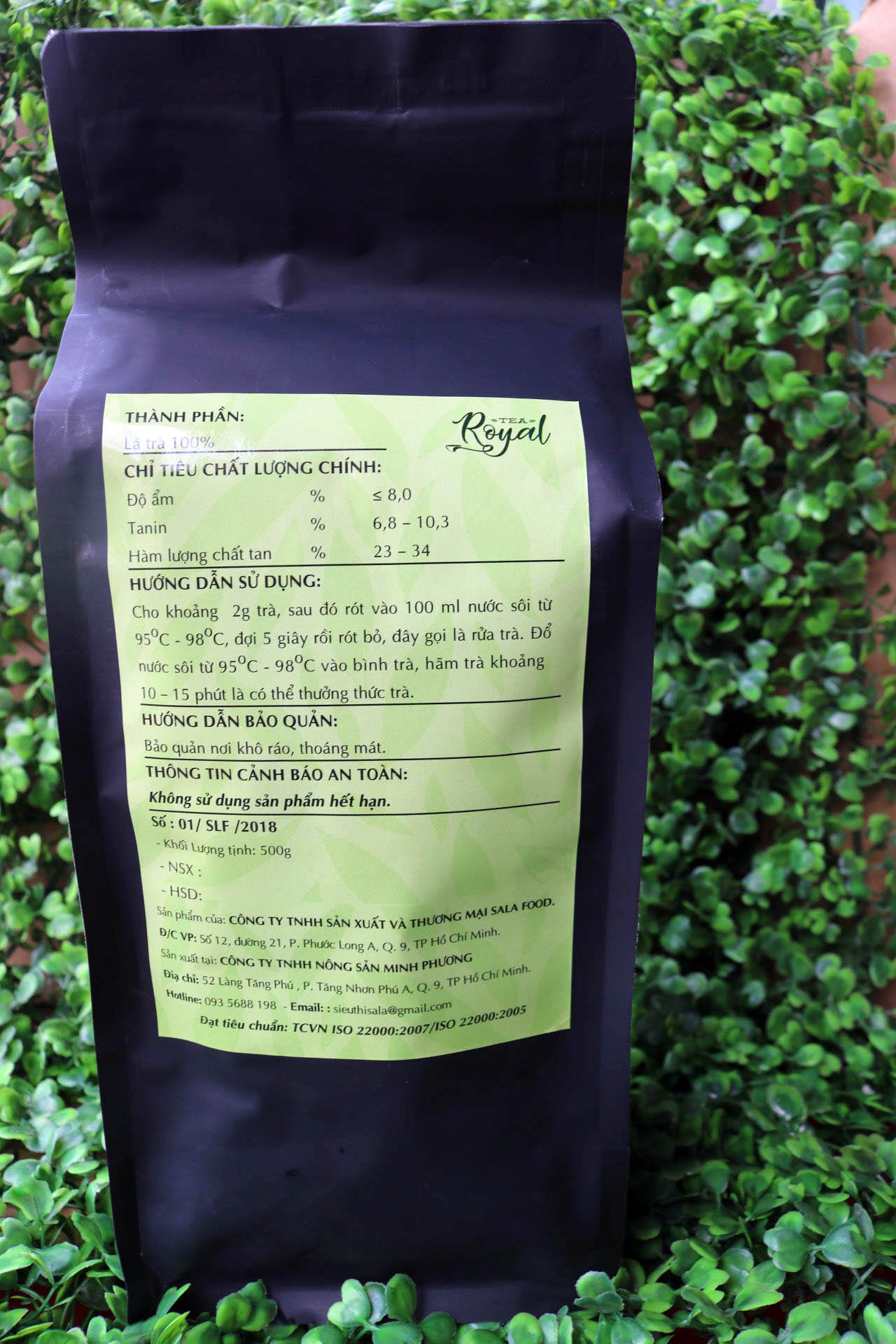 Trà Đen CAO SƠN TRÀ Pha Trà Sữa Royal Tea Túi 500G