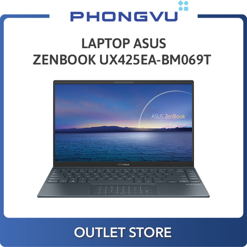 Laptop Asus Zenbook UX425EA-BM069T (i5-1135G7) (Xám) - Laptop cũ