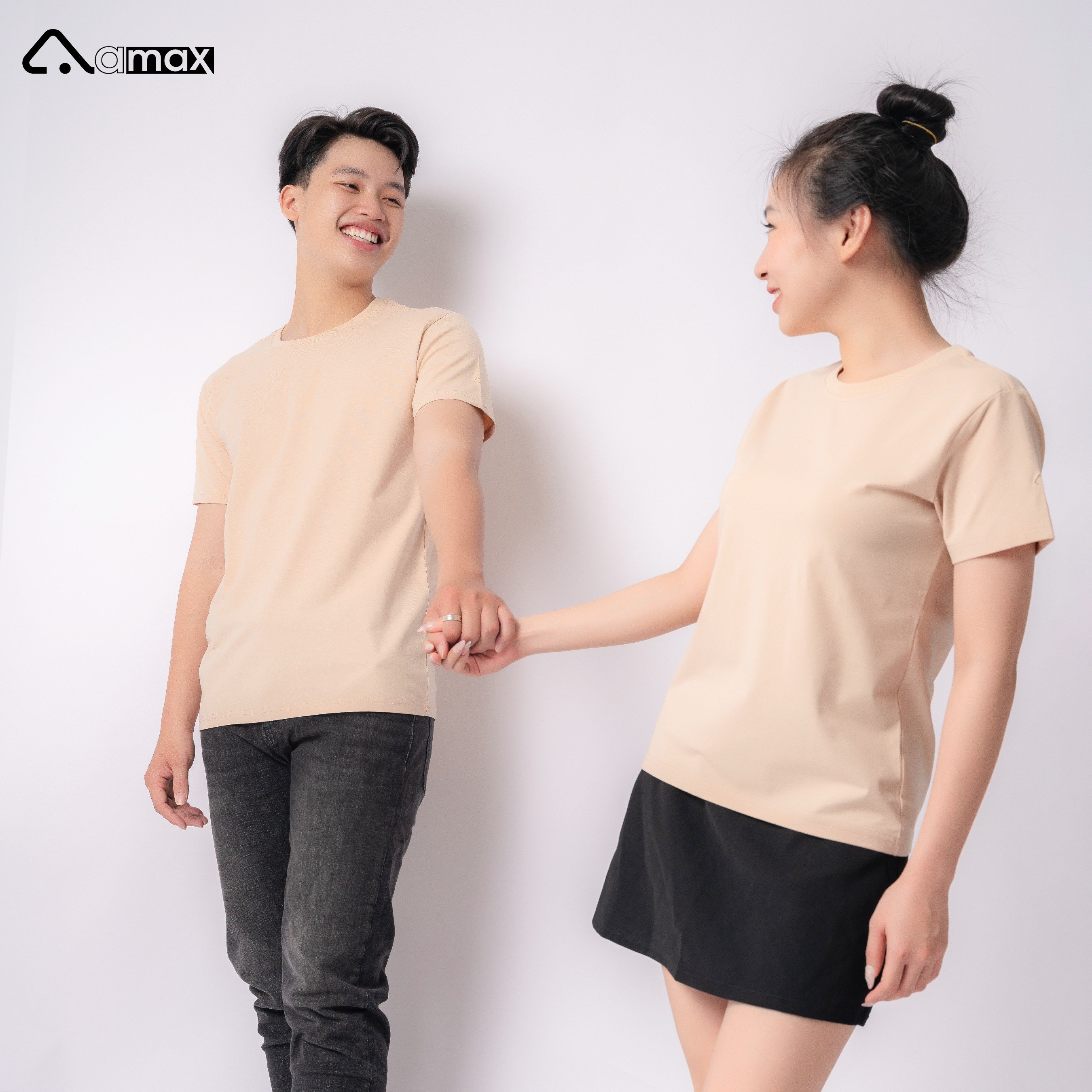 Áo thun trơn cho nữ, chất Cotton co dãn 4 chiều, 100% cotton