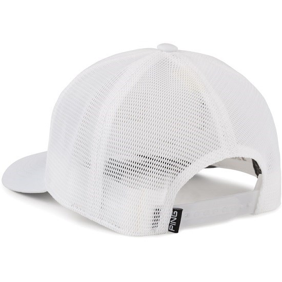 Mũ golf PING CAP35926 DIRECT HEADWEAR LICENSE PLATE WHITE - BLACK