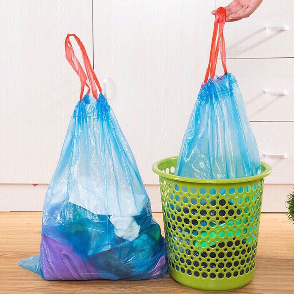Combo 5 cuộn túi đựng rác có dây rút