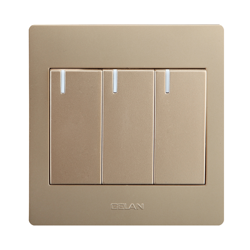 Bộ công tắc ba 1/2 chiều 10AX Gelan