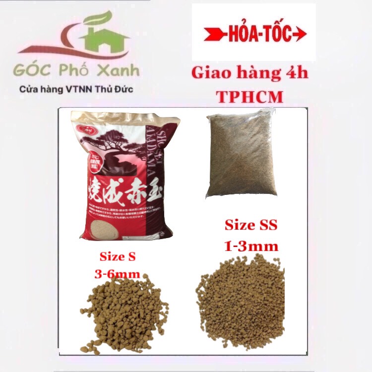 Đất Nhật AKADAMA SIZE S VÀ SIZE SS
