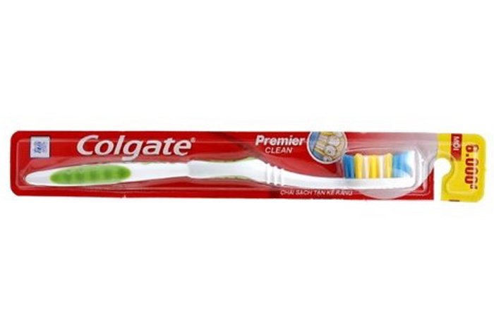 [HCM ship 2h] Nguyên lốc bàn chải đánh răng Colgate Premier Clean chải sạch tận kẽ răng 1 cây đơn X12
