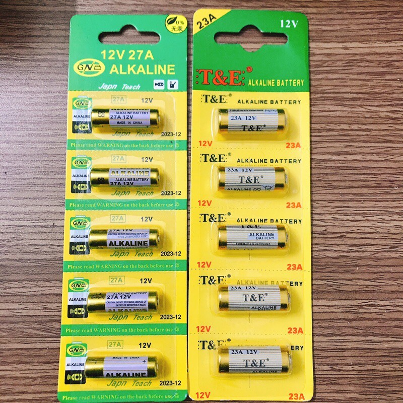 Pin 12v 27a/ 23a pin điều khiển cửa cuốn, điều khiển từ xa