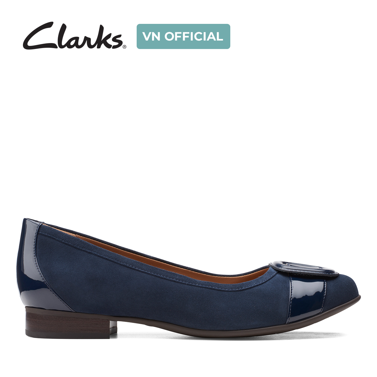 Giày Búp Bê Da Nữ Clarks - Un Blush Cove