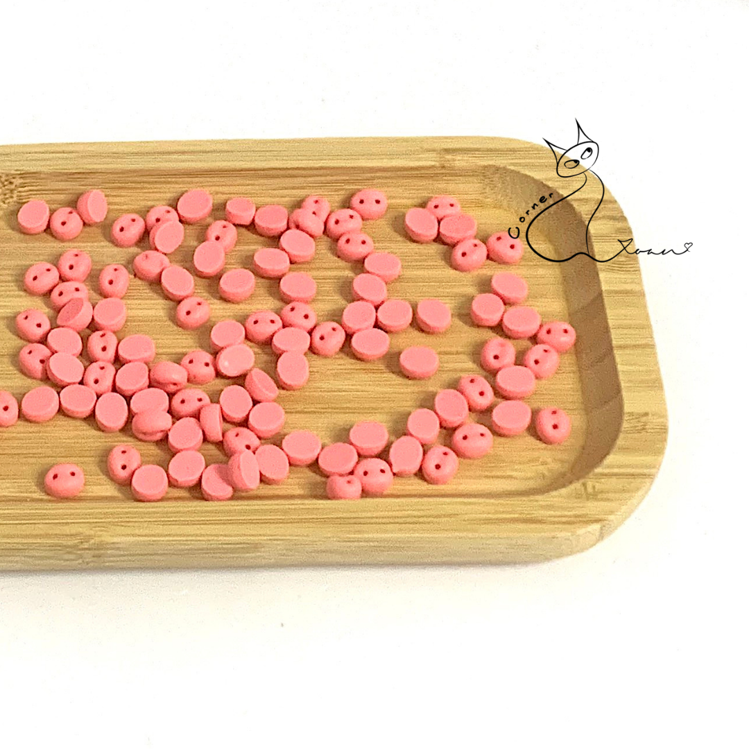 Mũi heo dán | Mũi thú len handmade (10 cái/set)
