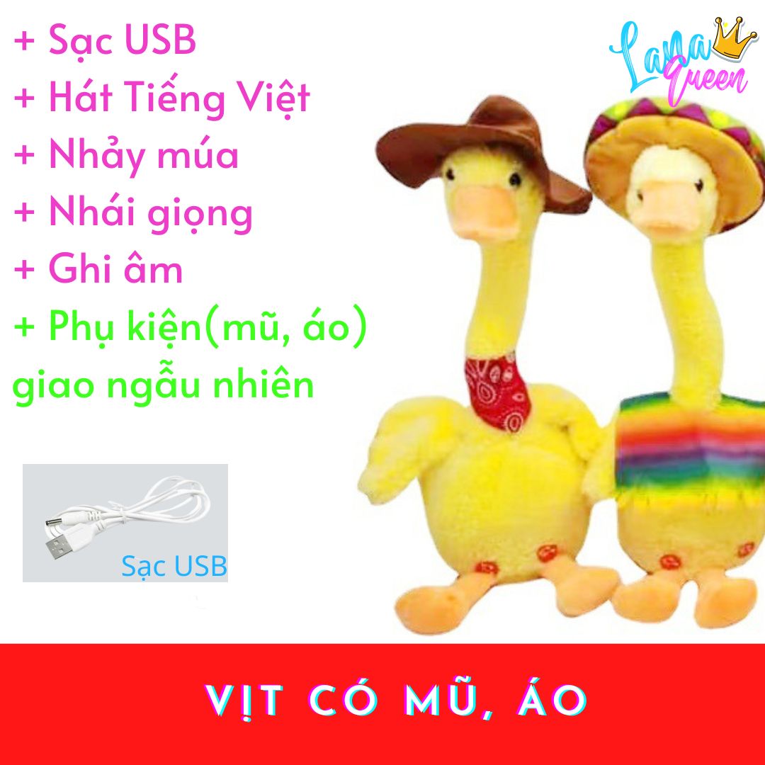 Cây Xương Rồng Nhảy Múa Hát Tiếng Việt Đồ Chơi Nhồi Bông Biết Nói Nhại Giọng Sạc usb  Quà Tặng Cho Bé - LANA QUEEN