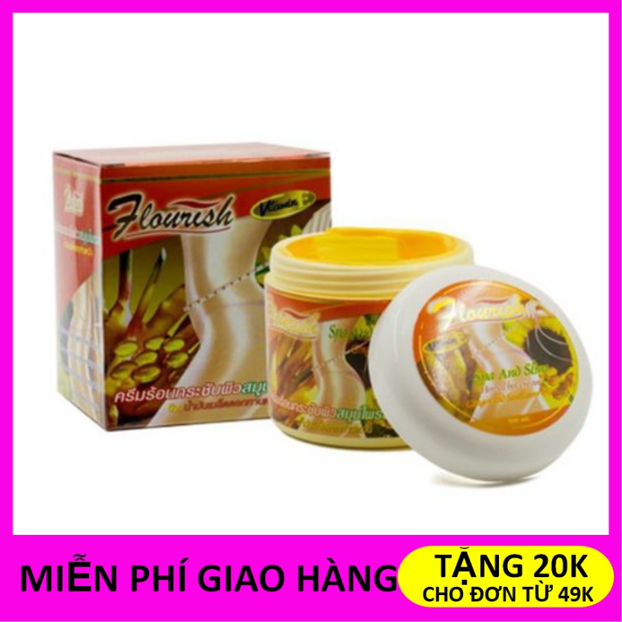 Kem tan mỡ bụng gừng ớt flourish thái lan - hàng chuẩn thái