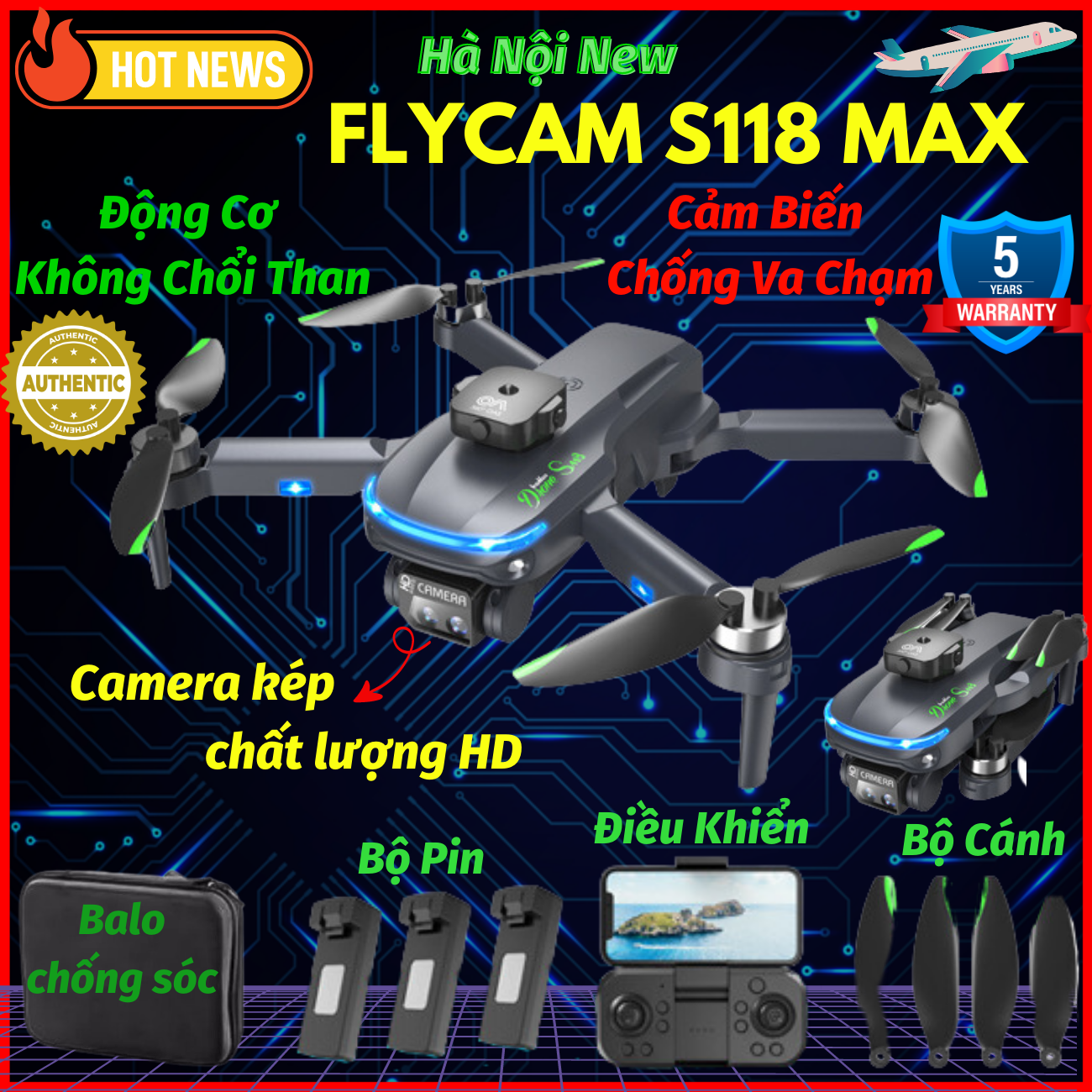 Flycam Camera Mini, Flaycam Camera, Plycam, Máy Bay Flycam Có Camera