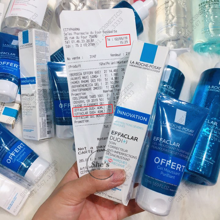 Kem trị mụn La Roche-Posay Effaclar DUO(+)