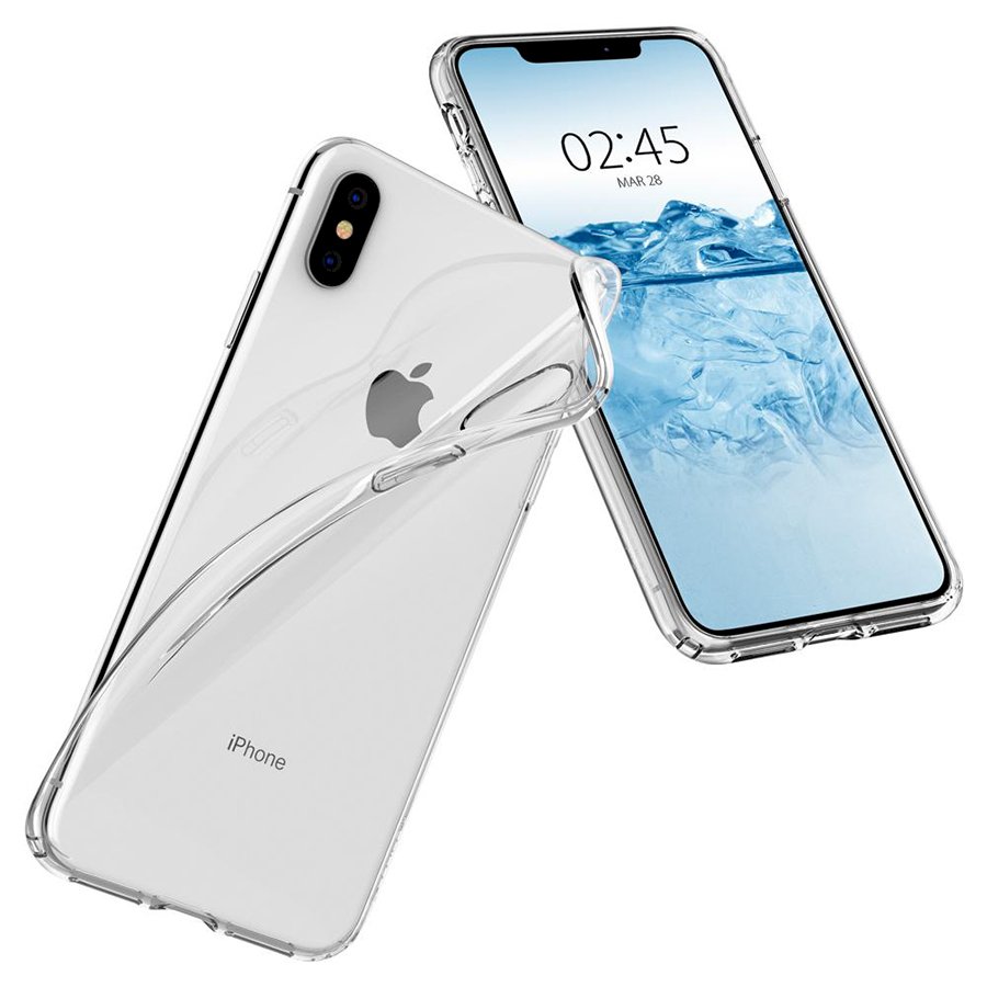 [HCM]Ốp Lưng iPhone XS Max Liquid Crystal Spigen (Crystal Clear - 065CS25122) - Hàng Chính Hãng