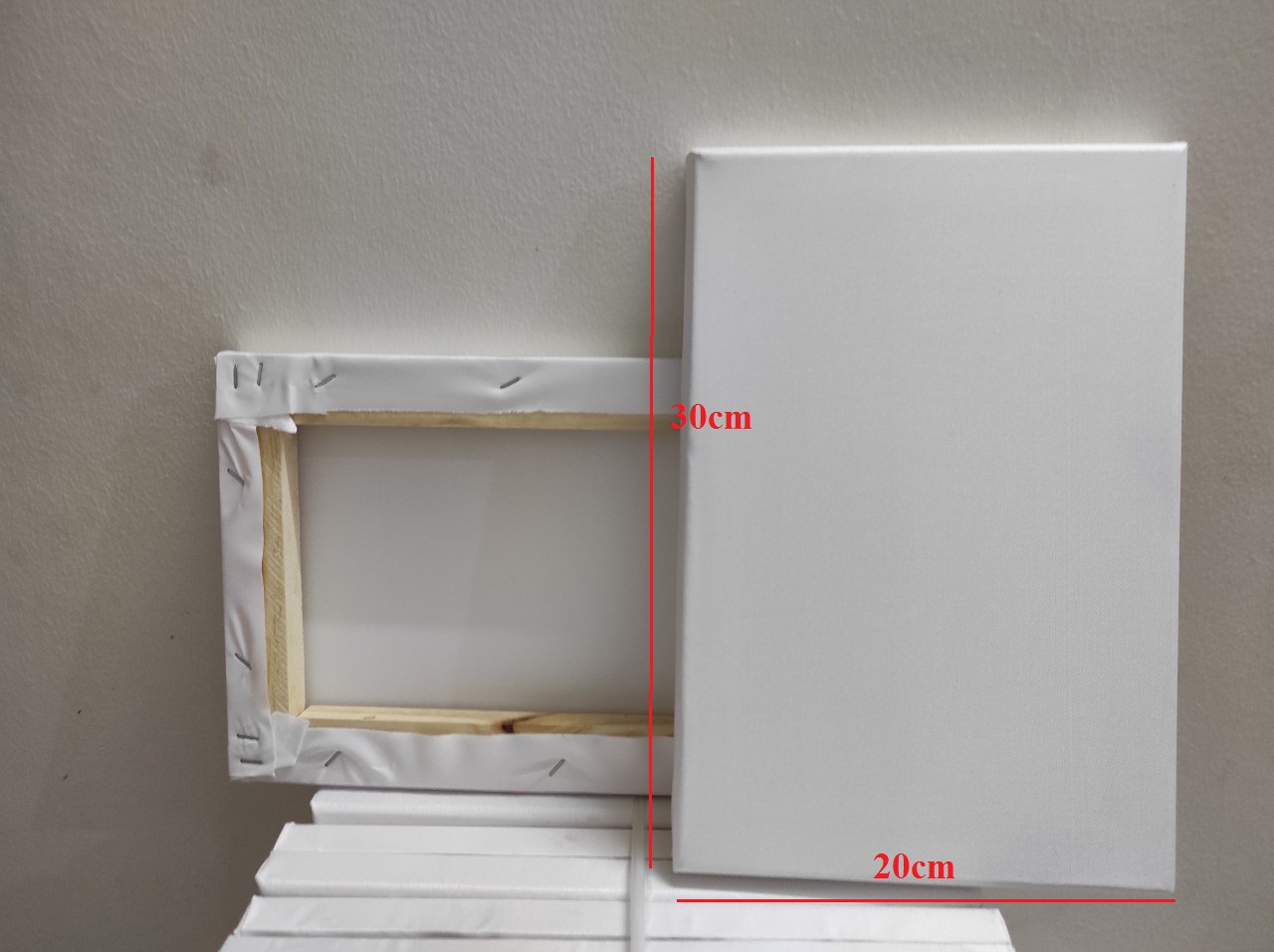 Combo 2 toan vẽ tranh 20x30 cm căng sẵn