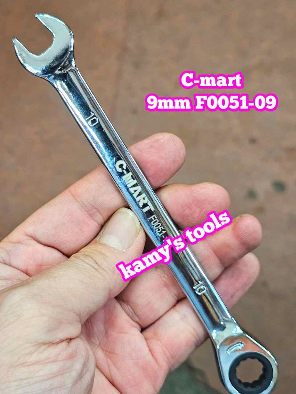 Cờ Lê Vòng Miệng Tự Động C-mart F0051 cỡ 8mm 9mm 10mm 11mm 12mm 13mm 14mm 15mm 16mm 17mm 18mm 19mm