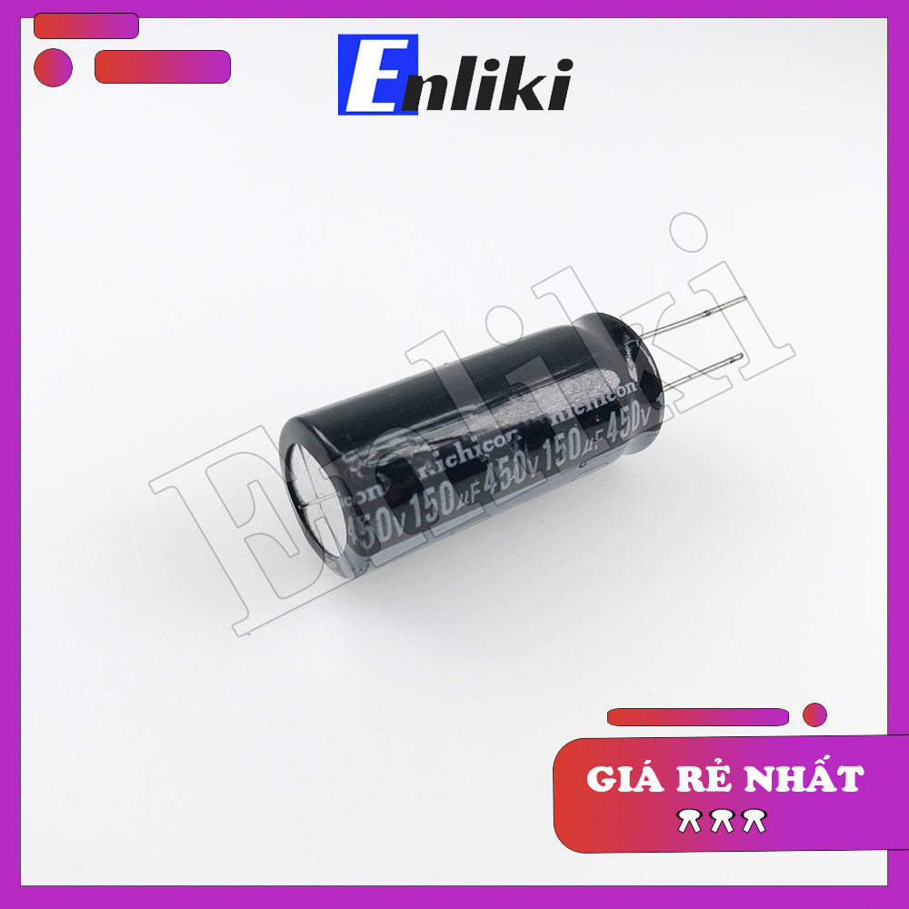 Tụ 150uF 450V kích thước 18x40mm