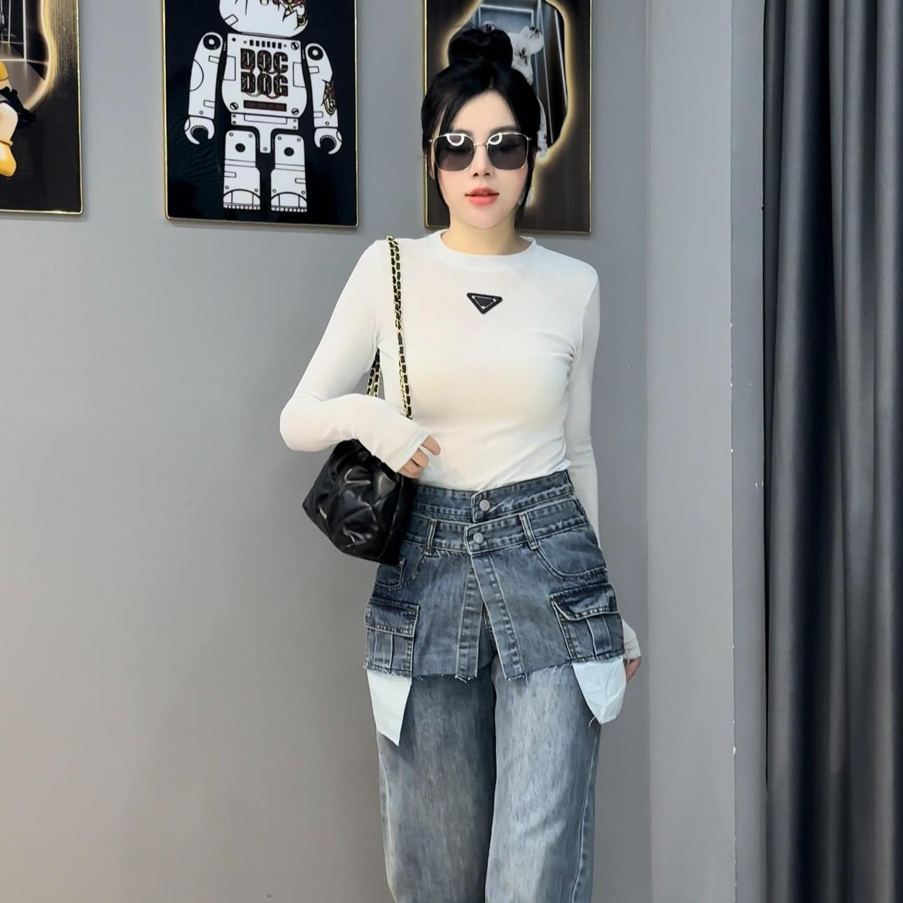 Quần xuông lộ túi 2 cúc - Q9080