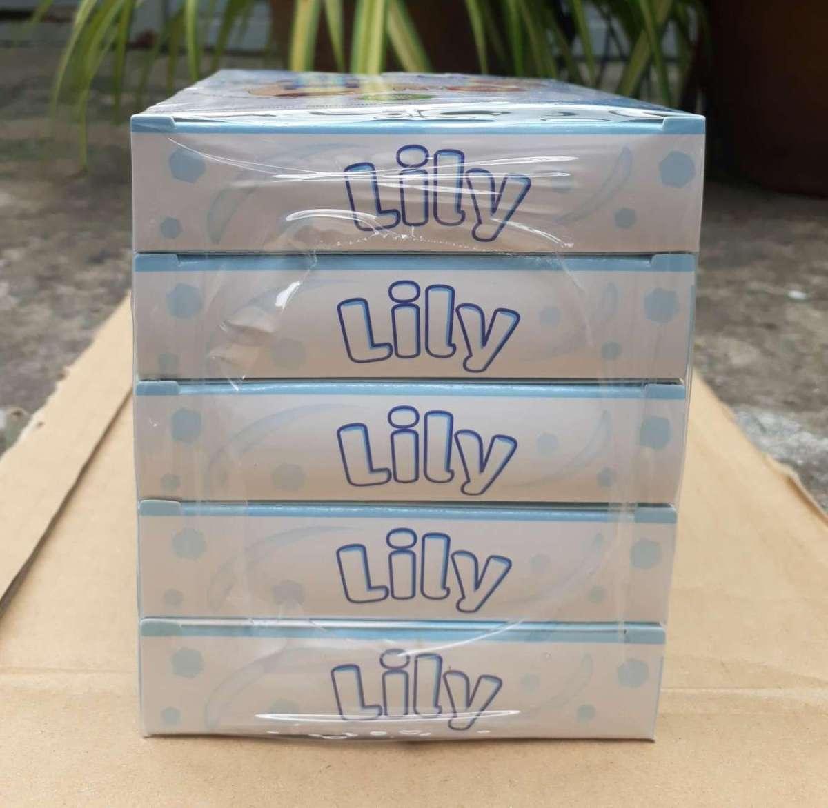 Combo 5 hộp khẩu trang em bé lily hộp 10 cái sử dụng cho bé từ 1-4 tuổi