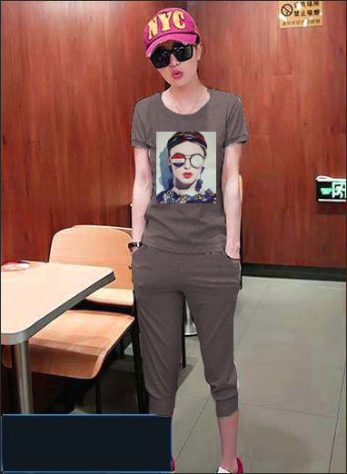 [HCM]ĐỒ BỘ MẶC NHÀ THUN COTTON LỬNG IN CÔ GÁI CAO CẤP - Y HÌNH