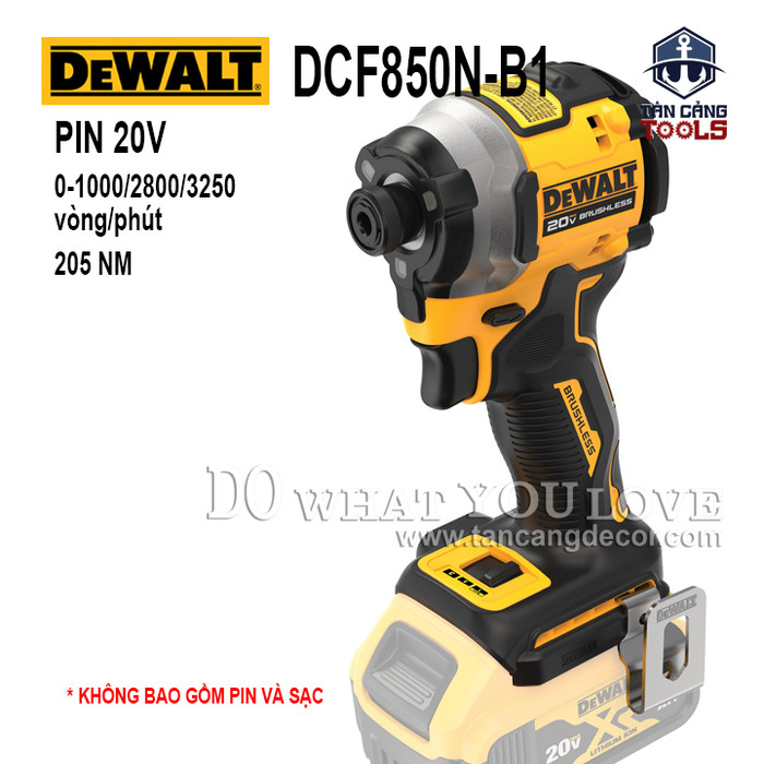 Máy Vặn Vít Dùng Pin DeWalt 20V DCF850N ( Thân Máy )