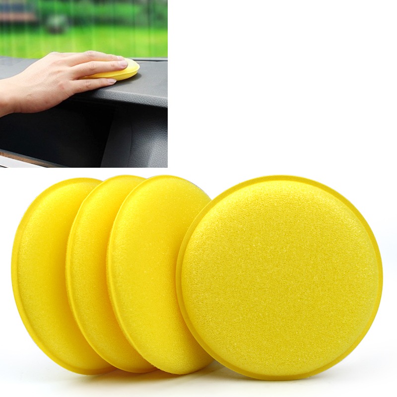 [HCM]MÚT XỐP ĐÁNH BÓNG XE Ô TÔ MÀU VÀNG (1 MIẾNG)