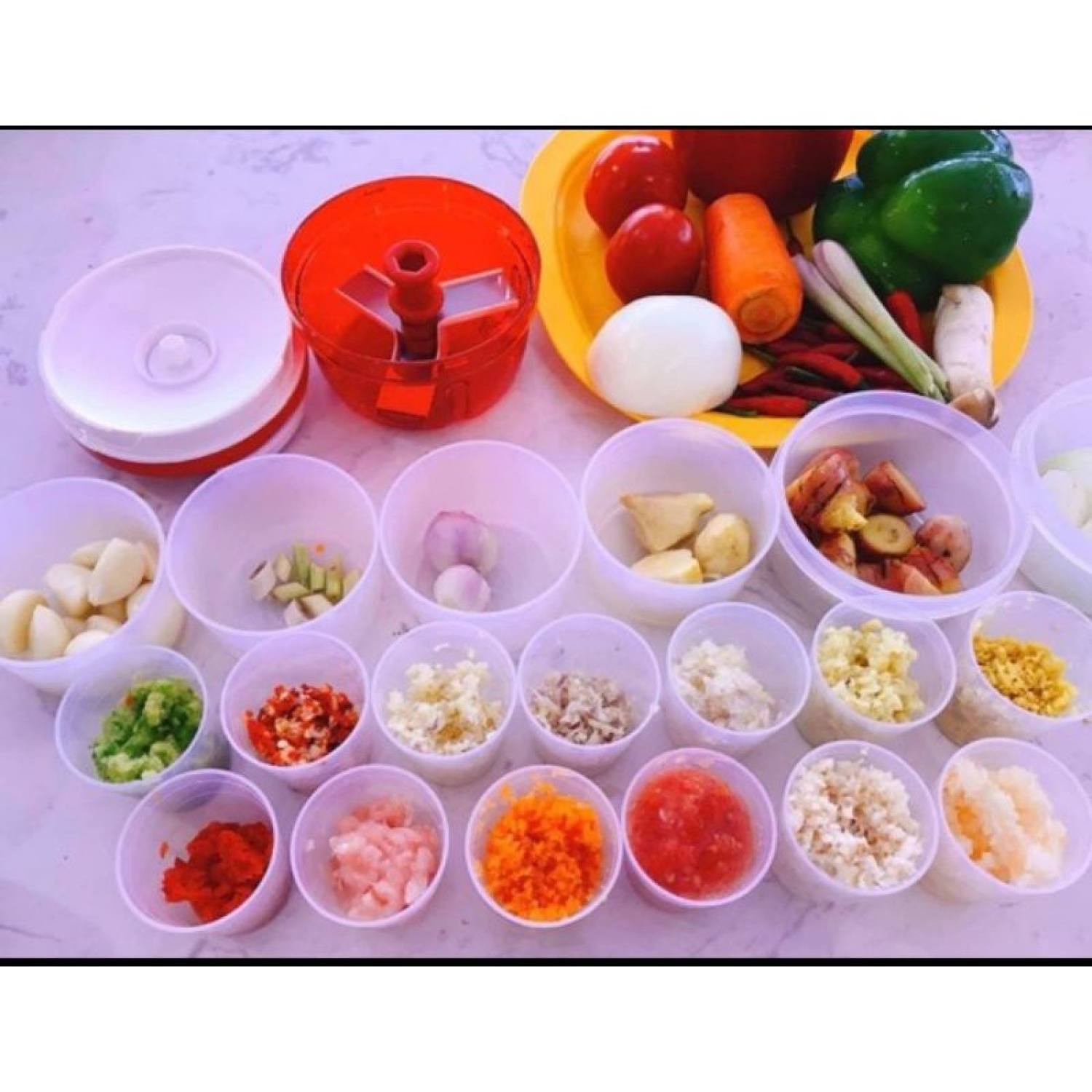 Turbo Chopper Tupperware💕Freeship💕 Dụng cụ Xay thực phẩm, Phiên bản giới hạn