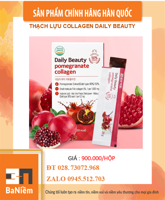 THẠCH LỰU COLLAGEN DAILY BEAUTY