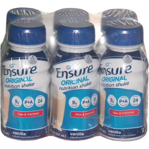 Lốc 6 chai sữa Ensure Original vani 237ml