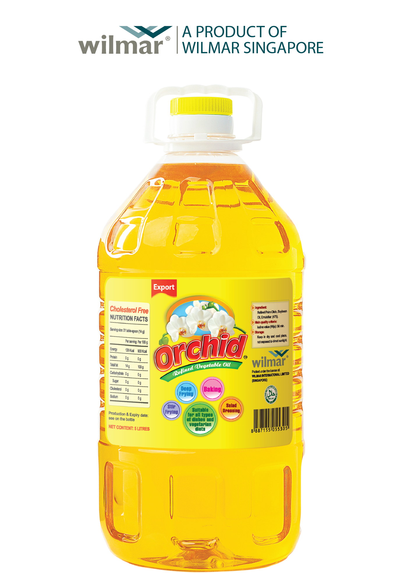 Dầu thực vật  Orchid can 5 lít